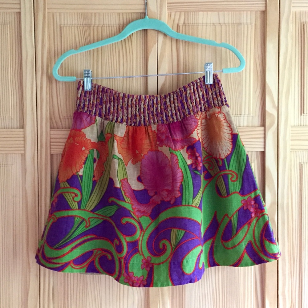 Free People Floral Skirt